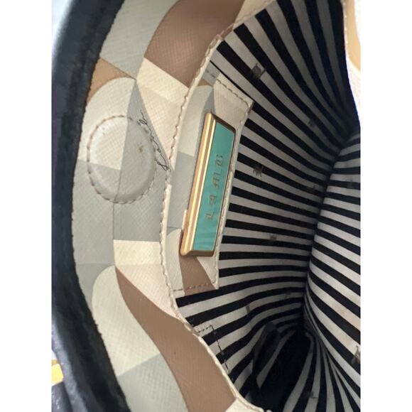 L.A.M.B. Crossbody Bag Geometric Print Logo Plate - Picture 7 of 8
